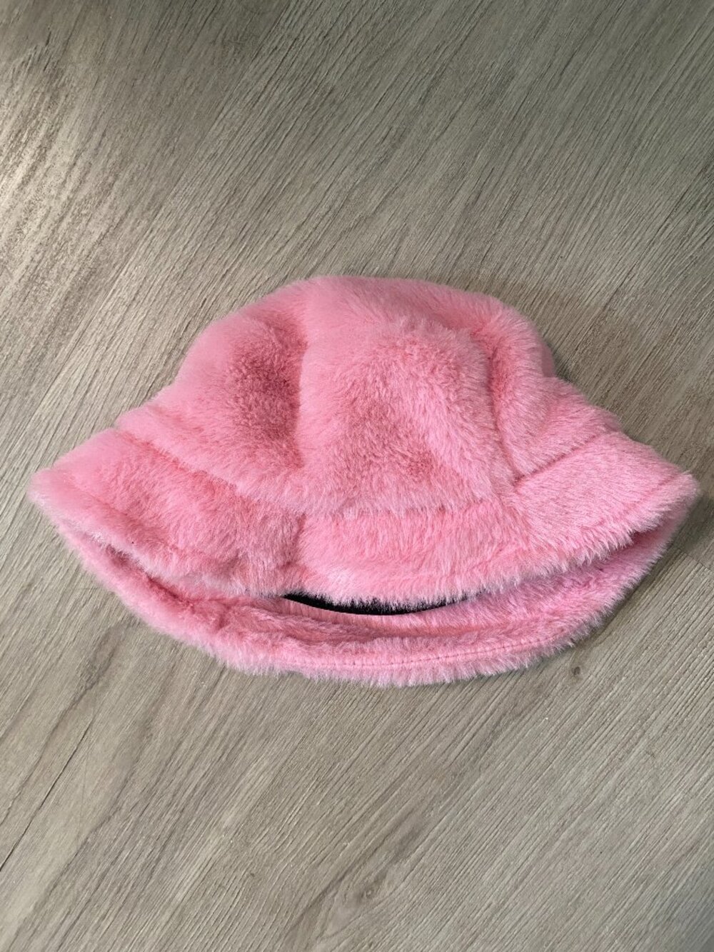 Fluffy Pink Bucket Hat